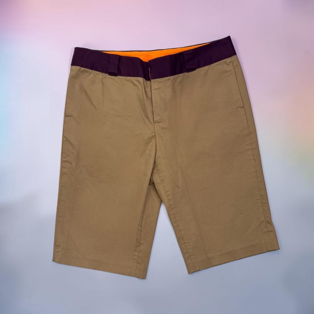 Tory‎ Burch Old Money Country Club Preppy Khaki Bermuda Shorts 6 Summer Staple